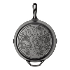 American Road Trip: 12 Inch Seasoned Cast Iron Skillet, Delaware