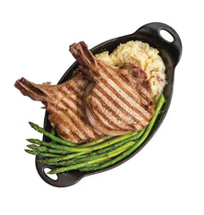 Heat-Treated 36 Ounce Oval Cast Iron Server 