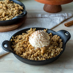 Heat-Treated 14 Ounce Round Cast Iron Mini Server 