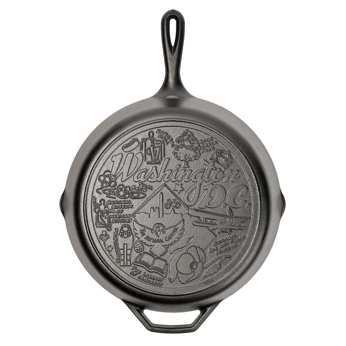 American Road Trip: 12 Inch Seasoned Cast Iron Skillet, Washington, D.C.